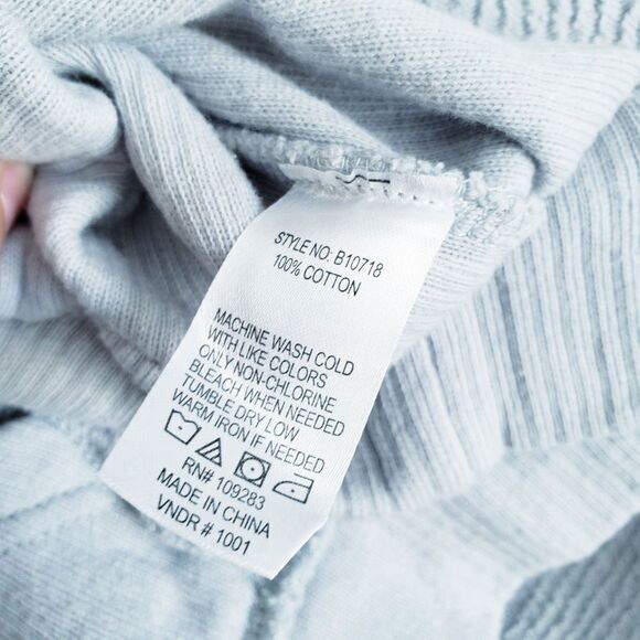 Vintage Havana Blue Ribbed Cropped Hoodie with Open Back - Picture 8 of 8